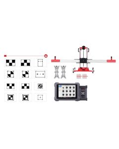 AULCVALDWT image(0) - Autel CV ADAS LDW Tablet Package : CV ADAS LDW Pkg. w/MS909CV, frame, hardware, LDW targets for Class 1-3 vehicles