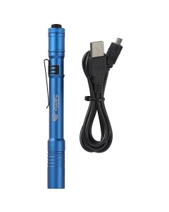 STL66140 image(2) - Streamlight Stylus Pro USB Bright Rechargeable LED Penlight - Blue: Rechargeable battery, USB Cord, Pocket clip, Nylon holster