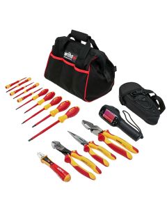 WIH91803 image(0) - 15 Piece Insulated Tool Kit with HIKMICRO Thermal Inspection Camera