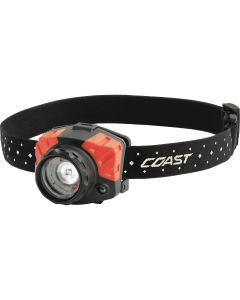 COAST Products 700 Lumen Dual Color (White/Red) Focusing Rechargeable LED Headlamp, Rechargeable Battery Included