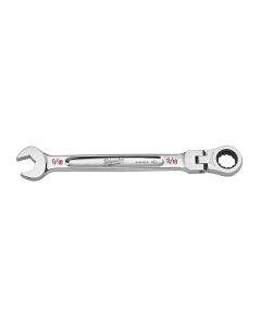 MLW45-96-9815 image(1) - Milwaukee Tool 9/16" Flex Head Ratcheting Combination Wrench