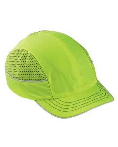 ERG23333 image(0) - Ergodyne 8950 Short Brim Lime Bump Cap