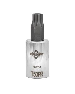 MAY16254 image(0) - Mayhew Mayhew T50IPR Tamper Torx Plus&reg; Short Insert Socket Bit, 3/8-Inch Drive