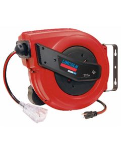 LIN91039 image(0) - Lincoln Lubrication 60' Tri-tap Electric Power Cord Reel