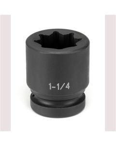 GRE4540S image(0) - Grey Pneumatic SOC 1-1/4 1"D IMP 8PT BLK