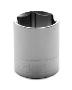 WLMW32034 image(0) - Wilmar Corp. / Performance Tool 1/2" Dr 6pt Std. Socket 1-1/16