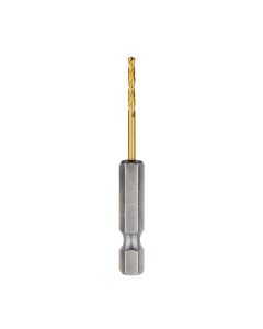 MLW48-89-4602 image(0) - Milwaukee Tool 5/64" SHOCKWAVE RED HELIX Titanium Drill Bit