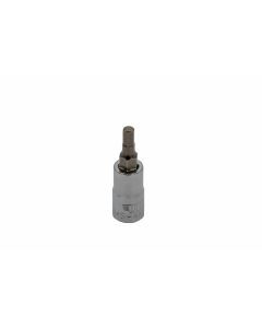 VIMHMS-4MM image(0) - VIM Tools 4 mm Hex Bit, Satin Chrome 1/4 Inch Square Drive Bit Holder