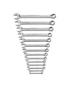 GearWrench 14 PC FULL POLISH COMB WRENCH SET 6 PT SAE