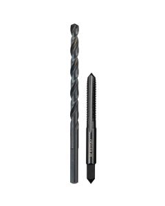 MLW49-57-5536 image(0) - Milwaukee Tool M6-1.00 mm Straight Flute Plug Tap & #9 Drill Bit