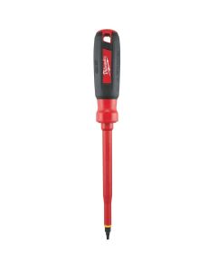 MLW48-22-2253 image(0) - Milwaukee Tool #3 Square - 6" 1000V Insulated Screwdriver