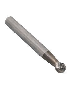 URE6127 image(0) - 1/4" Round Burr with 1/4" Shank for 1/4" Die Grinders