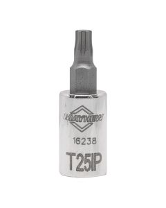 MAY16238 image(0) - Mayhew Mayhew T25IP Torx Plus&reg; Short Insert Socket Bit, 1/4-Inch Drive