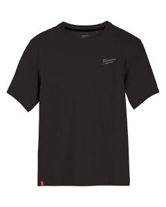 MLW603B-2X image(0) - Milwaukee Tool HYBRID WORK TEE - SS BLACK 2X