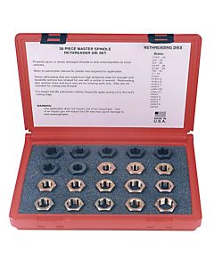 KAS2599 image(0) - Lang Tools (Kastar) RETHREADER SPINDLE DIE SET 20PC