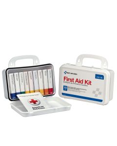 First Aid Only 10 Unit First Aid Kit Plastic Case