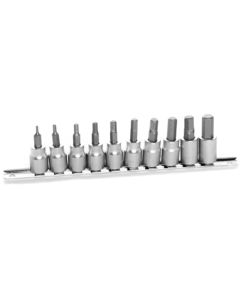 WLMW1388 image(0) - Wilmar Corp. / Performance Tool 10 Pc MM Hex Bit Socket Set