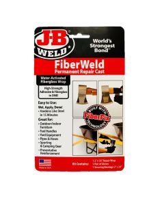 JBW38236 image(0) - J-B Weld 38236 FiberWeld Permanent Repair Cast 2x36 Inch - High Strength Adhesive Fiberglass Wrap - Black
