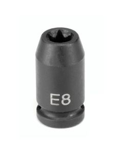 GRE912ET image(0) - Grey Pneumatic 1/4" Drive x E12 External Torx Impact Socket