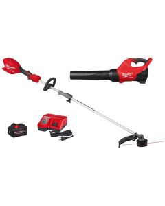 Milwaukee Tool M18 FUEL 18-Volt 16 in. Brushless Cordless Electric QUIK-LOK String Trimmer/Blower Combo Kit w/8.0 Battery (2-Tool)