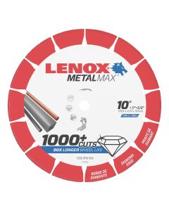 Lenox Tools LENOX Metal Max  DIAM CUTOFF WHEEL CH 10" X 5/8"