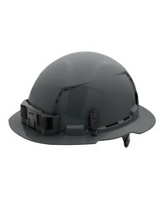 MLW48-73-1235 image(0) - Gray Full Brim Vented Hard Hat w/6pt Ratcheting Suspension - Type 1, Class C