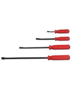 KTI19230 image(2) - K Tool International 4 Pc Handled Pry Bar set (8", 12", 18", 24")