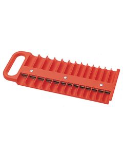 LIS40120 image(1) - Lisle SOCKET HOLDER MAGNETIC 1/4IN DR F/26 SOCKETS RED