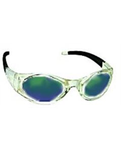 SAS5193 image(0) - Stingers High Impact Safe Glasses, w/ Clear Frames/Blue Mirrored Lens