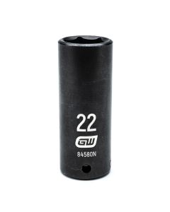 GearWrench 1/2" Drive 6 Point Deep Impact Metric Socket 22mm