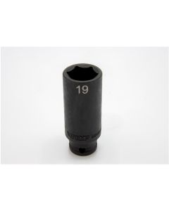 VIMIMPM619D image(0) - VIM 19MM X 3/8'' DR. CR-MO IMPACT SOCKET - DEEP