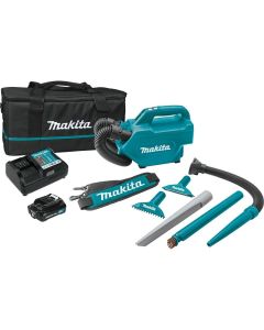 MAKLC09A1 image(0) - Makita 12V CXT 2.0 Ah Cordless Vacuum Kit