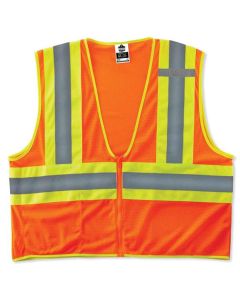 Ergodyne 8229Z 4XL/5XL Orange Type R Class 2 Two-Tone Vest