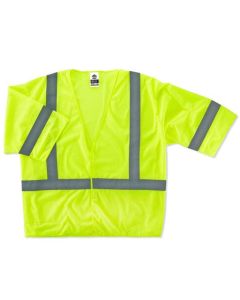 ERG22027 image(0) - Ergodyne 8310HL 2XL/3XL Lime Type R Class 3 Vest