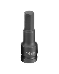 GRE2914M image(0) - Grey Pneumatic SOC 14MM 1/2D IMP HEX