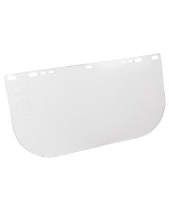 Jackson Safety - Replacement Windows for F20 Polycarbonate Face Shields - Clear - 8" x 15.5" x.060" - E Shaped - Unbound - (12 Qty Pack)