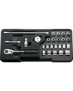 KKNP2285Z image(0) - Ko-ken USA P2285Z 1/4 Sq. Dr. Socket Set Z-series 26 pieces