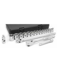 KDT80791 image(0) - GearWrench 19 PC 1/2" DR 6 POINT SOC SET