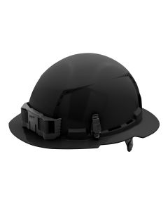 MLW48-73-1231 image(0) - Black Full Brim Vented Hard Hat w/6pt Ratcheting Suspension - Type 1, Class C