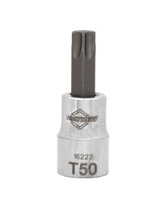 MAY16222 image(0) - Mayhew Mayhew T50 Torx&reg; Short Insert Socket Bit, 3/8-Inch Drive