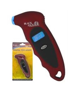 BLJGA-430 image(0) - BlackJack Tire Supplies MAROON PLASTIC DIGITAL TIRE GAUGE W/LIGHT