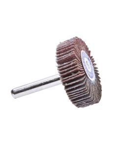 Forney Industries Forney 71691 Flap Wheel, Shank Mounted, 1-1/2 in x 1/2 in, Grit: 60