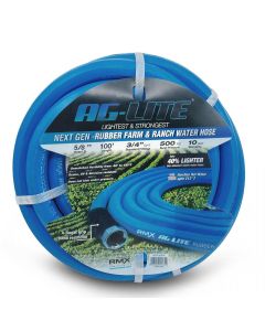 BLBAL58100 image(0) - BluBird AG-Lite Rubber Water Hose Assembly 5/8" x 100'