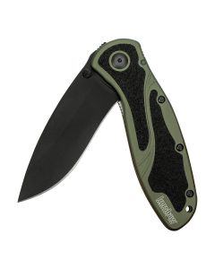 KER1670OLBLK image(0) - Kershaw BLUR - OLIVE/BLACK KNIFE