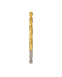 Milwaukee Tool 1/4" SHOCKWAVE RED HELIX Titanium Drill Bit