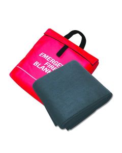 Sellstrom Sellstrom - SoftShield- Carbon Fiber Felt High Temp Emergency Fire Blanket w/ Carrying Pouch