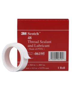 MMM6195 image(0) - 3M SEALANT TAPE SCOTCH PIPE THREAD 1/2" X 260"