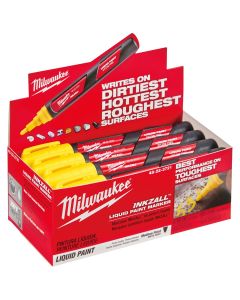 MLW48-22-3721 image(0) - Milwaukee Tool INKZALL Yellow Liquid Paint Marker