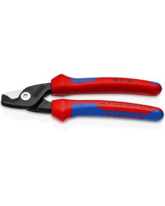 KNP95-12-160 image(0) - 6 1/4" Cable Shears with StepCut Cutting Edges  w/Multi-Component Handle
