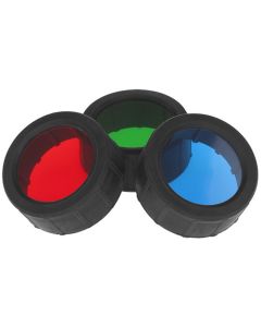 BAY300-FILTER image(0) - Bayco TAC Light Filter Set Red, Green, Blue